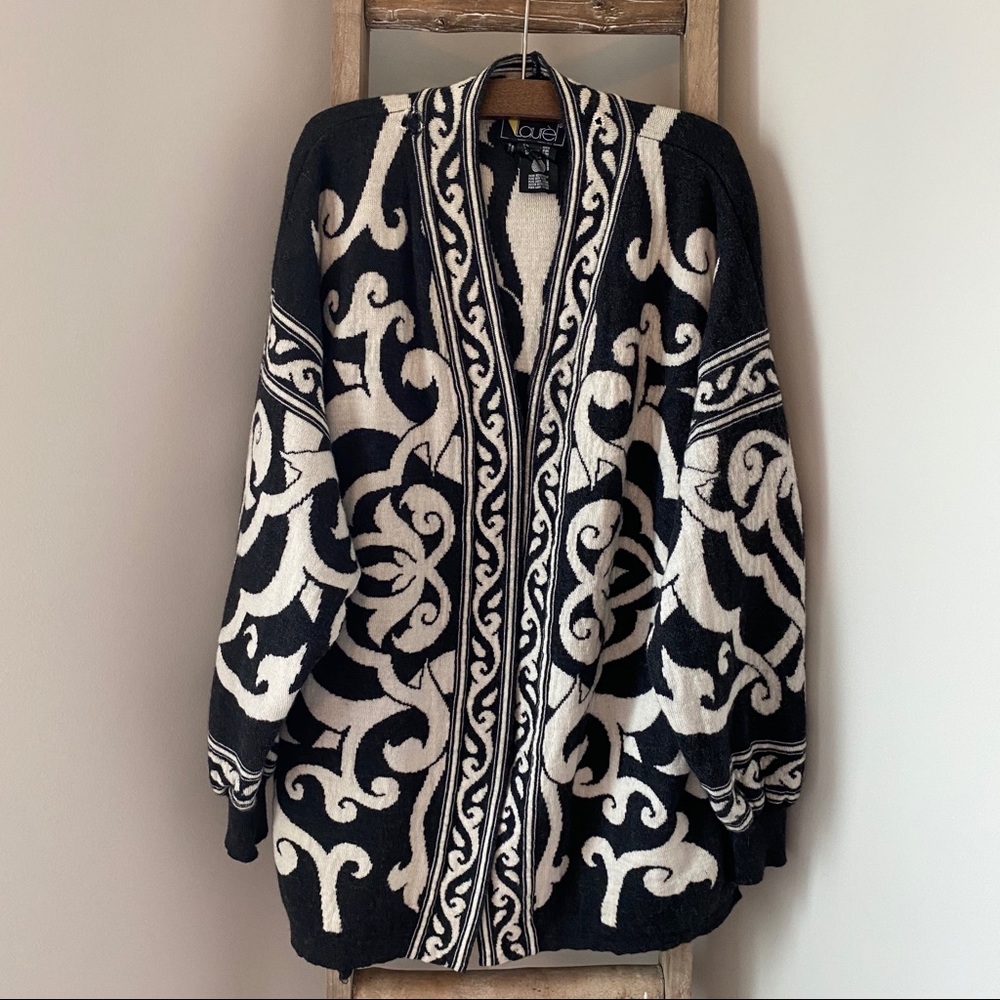 Laurel by Escada Pure Wool Cardigan Jacket Vintage